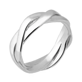 Кольцо из серебра с родированием И1-722-23-00