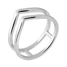 Кольцо из серебра с родированием И1-723-23-00