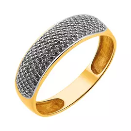 Кольцо из желтого золота с бриллиантами 1678-300