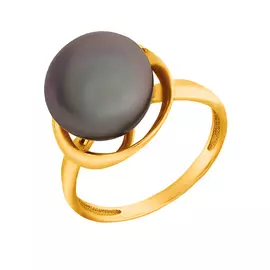 Кольцо из желтого золота с жемчугом 21433Y2