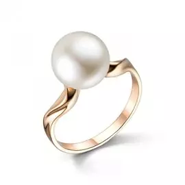 Кольцо из желтого золота с жемчугом 31079Y1