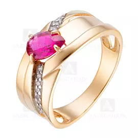 Кольцо из золота кл3676-78