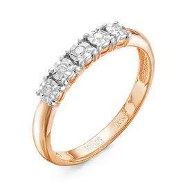 Кольцо из золота с бриллиантами 01-1265