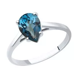 Кольцо из золота с топазом 716729-3