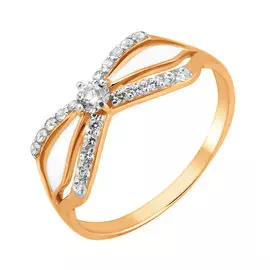 Кольцо Эмаль, фианит