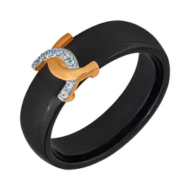 Кольцо Керамика, SWAROVSKI