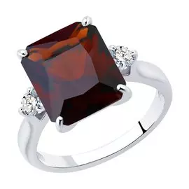 Кольцо Наноситал, фианит 92011270