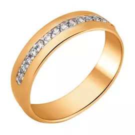 Кольцо обруч Фианит