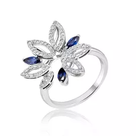 Кольцо Сапфир,Брил.