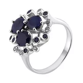 Кольцо Сапфир, Циркон