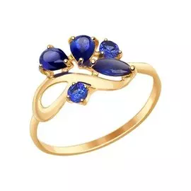 Кольцо Сапфир корунд