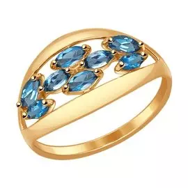 Кольцо Топаз