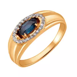 Кольцо Топаз Лондон, фианит