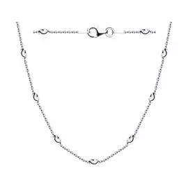 Колье из серебра с родированием 94074460 45.0