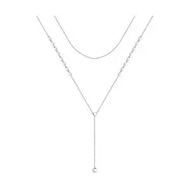 Колье из серебра с жемчугом 94070126 45.0