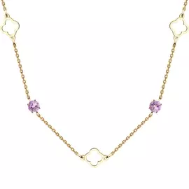 Колье из красного золота с аметистами 770020 45.0