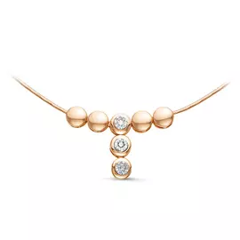 Колье из золота с бриллиантами БР070101б 40.0