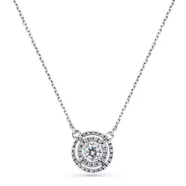 Колье из белого золота с бриллиантами 6-260407-00-00