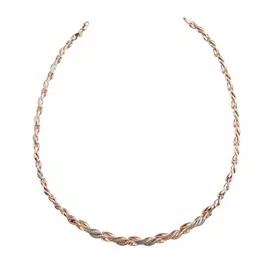 Колье из красного и белого золота А 024034