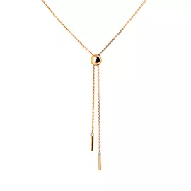 Колье из красного золота с бриллиантами 40-9194-11-02