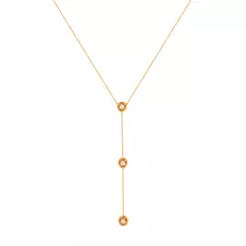 Колье из красного золота с бриллиантами 40-9408-11-02