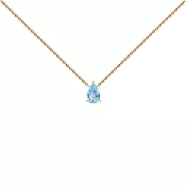 Колье из красного золота с топазом 770218