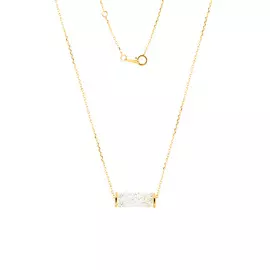 Колье из серебра с фианитами И5-1274-27-01