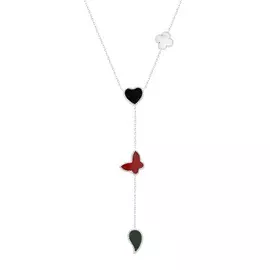 Колье из серебра с перламутром И5-1651-23-61