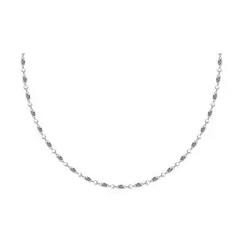 Колье из серебра с родированием 94074523