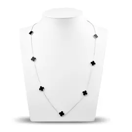 Колье из серебра с родированием И5-1009-23-61