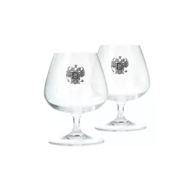 Коньячные фужеры "Держава" из серебра 115036