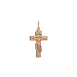 Подвеска из красного и желтого золота 74031