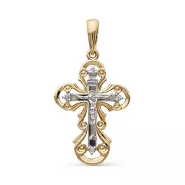 Подвеска из красного золота с бриллиантами 8-222