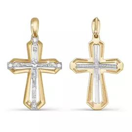 Крест Фианит