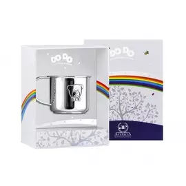 Кружка детская "Мишка - малыш" из серебра без футляра 1004КР05008