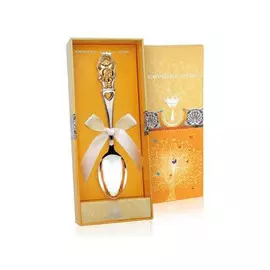 Ложка чайная "Девочка" из серебра с футляром 011ЛЖ03802