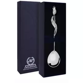 Ложка чайная "Тюльпан" из серебра без футляра 078ЛЖ03001