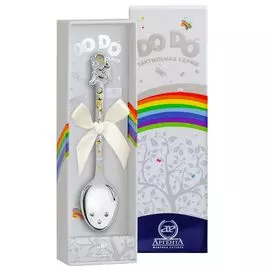 Ложка детская DODO "Ангел" из серебра с футляром 1182ЛЖ05802