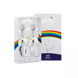 Набор детский DODO "Медведь" из серебра с футляром 1245НБ05801