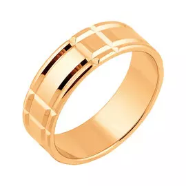 Обручальное кольцо из красного золота 14-5042-11-00