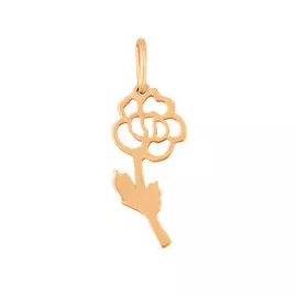 Подвеска из красного золота 37-0043-11-00