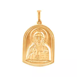 Подвеска Господь Вседержитель из красного золота 35-0444-11-00