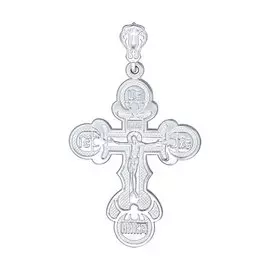 Подвеска из серебра с родированием 94120049