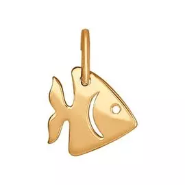 Подвеска из красного золота 034673