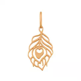 Подвеска из красного золота 37-0042-11-00
