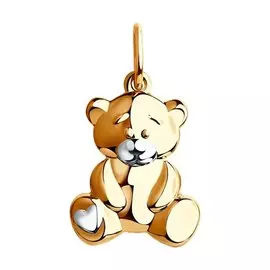 Подвеска из красного золота 034948