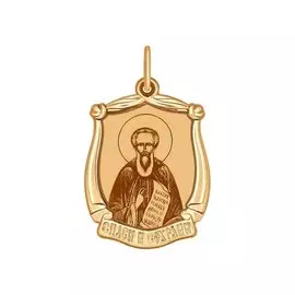 Подвеска из красного золота 103108