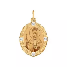 Подвеска из красного золота 103937