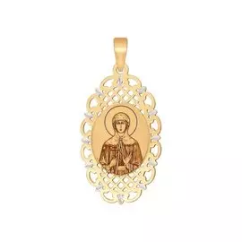 Подвеска из красного золота 102329