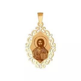 Подвеска из красного золота 102363